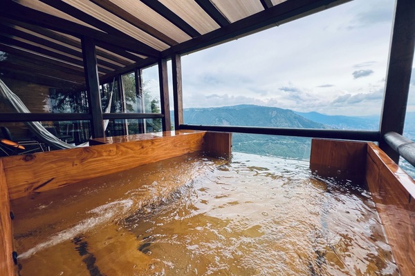Family Cabin, Hot Tub, City View | Terrace/patio