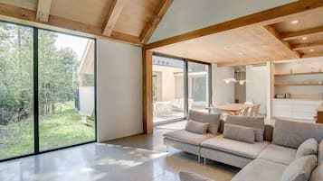 TV, fireplace, offices