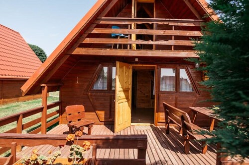 Wooden Houses by the sea