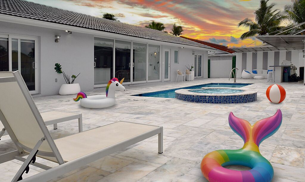 Außenpool, beheizter Pool