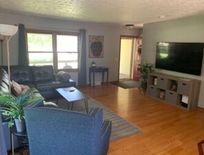 Smart TV, video games, foosball, table tennis