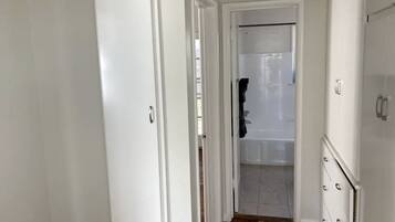Towels, soap, toilet paper