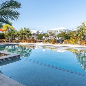 A heated pool - Exceptional VENETIAN SHORES home with pool, dock and boat lift. (Islamorada)