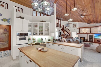 180 Degrees of Ocean Views, Sitting on a Large Lagoon that Opens to Florida Bay