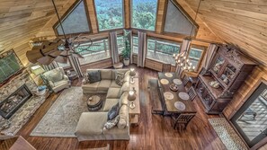 TV, fireplace, video games - Bourbon Barrel Ridge - Pet Friendly | Impressive Mountain Vistas | Mountain Modern Luxury (Morganton)