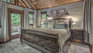 3 bedrooms, iron/ironing board, free WiFi, bed sheets - Bourbon Barrel Ridge - Pet Friendly | Impressive Mountain Vistas | Mountain Modern Luxury (Morganton)