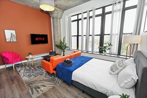 1 sovrum, strykjärn/strykbräda, resesäng och gratis wi-fi