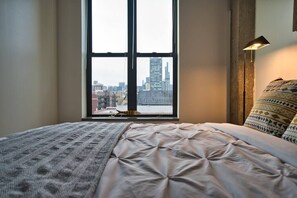 2 bedrooms, iron/ironing board, travel crib, free WiFi