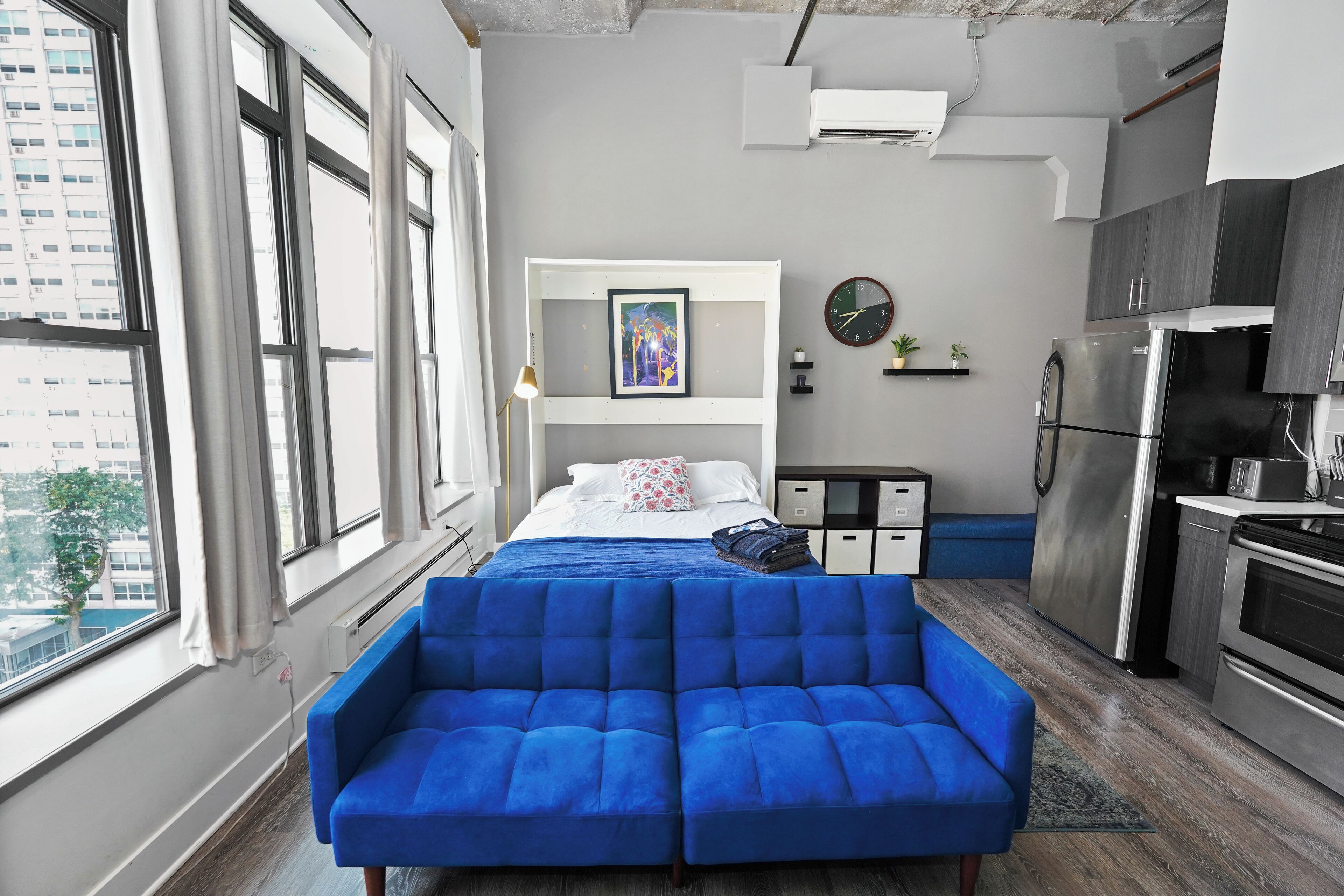 1 bedroom, iron/ironing board, travel crib, free WiFi