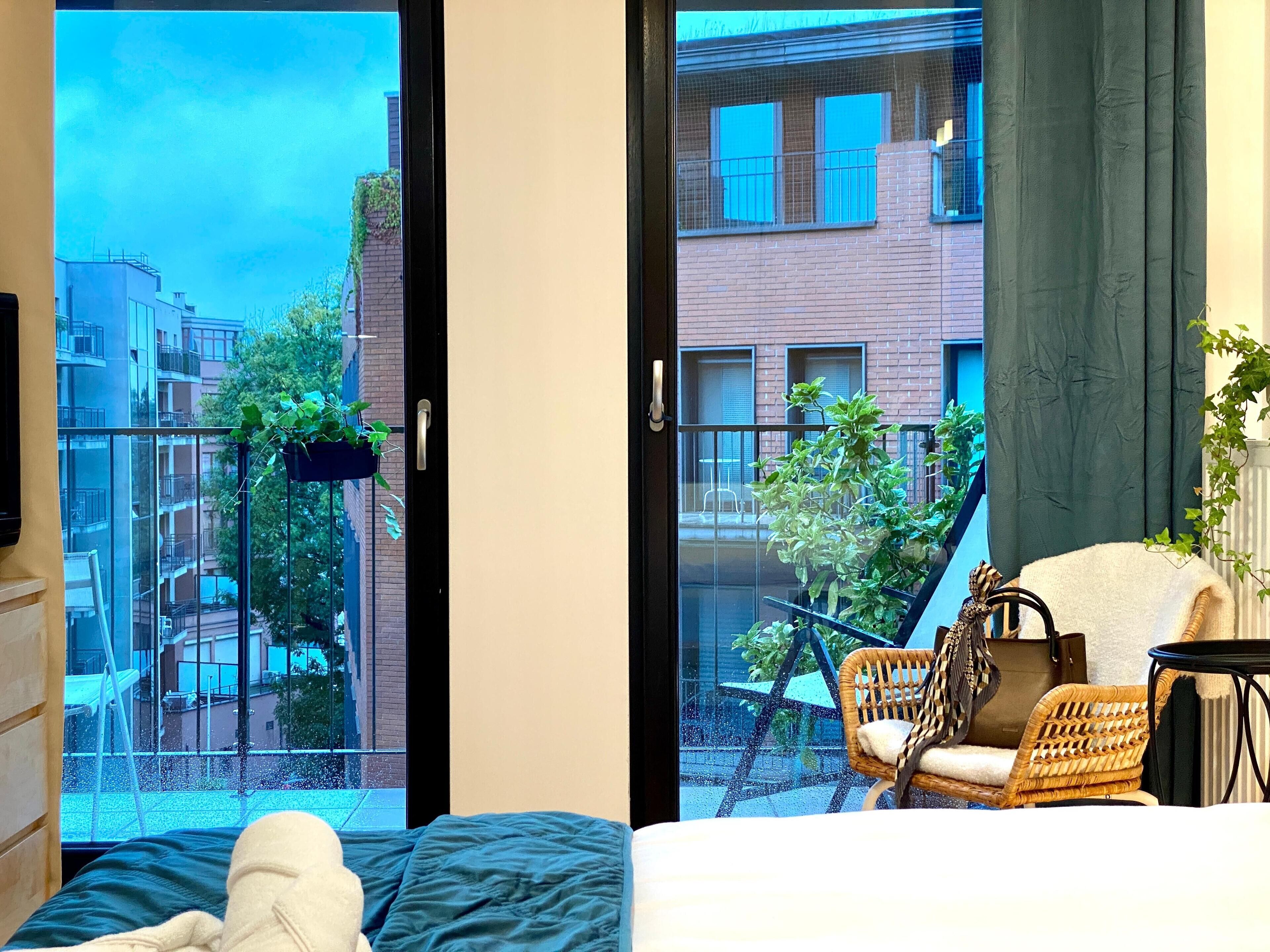 스탠다드 아파트, 침실 1개, 발코니, 시내 전망 | 1 개의 침실, 저자극성 침구, 책상, 노트북 작업 공간