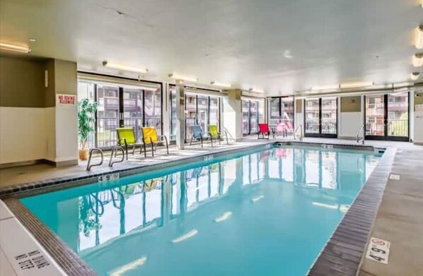 Indoor pool, a heated pool