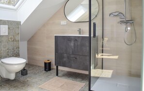Shower, hair dryer
