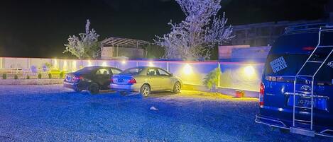 Overnatningsstedets område