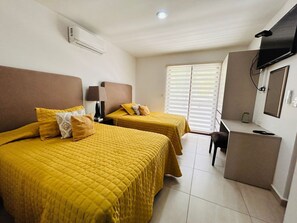 2 多间卧室、办公桌、免费 WiFi、床单