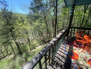 Outdoor dining - Secluded Lakeview retreat-near Eureka Springs (Eureka Springs)