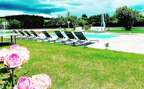 Indoor pool, outdoor pool - Luxury villa pool for 20 people (Montureux-lès-Baulay)