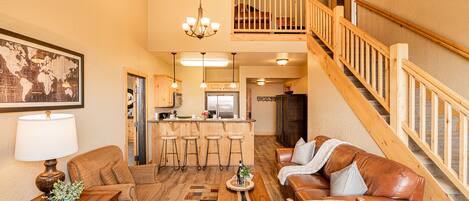 Télévision, cheminée