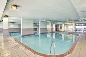 Indoor pool, a heated pool