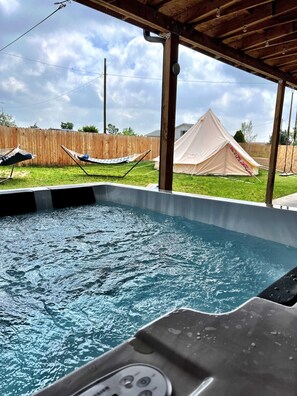 Terrace/patio - NEW: Tulum Theme|Hot Tub|Games|10 min to Downtown (Denver)
