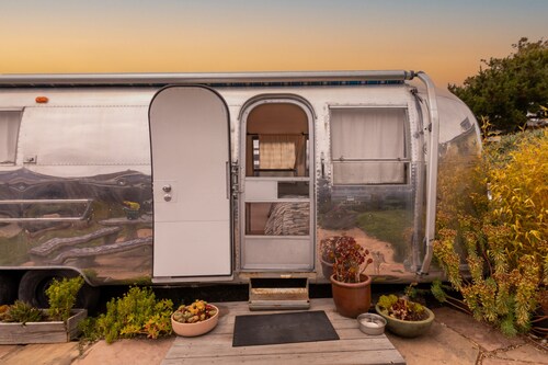 Stunning and unique AirStream on the Coastal Trail and near Poplar Beach