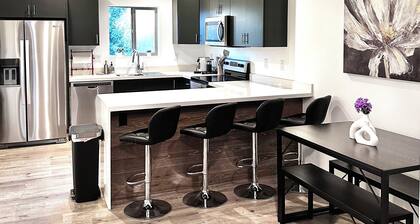 Modern condo in downtown Victor