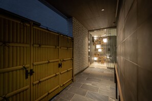 Façade de l’hébergement