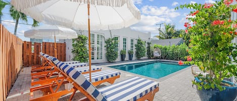 Außenpool, beheizter Pool