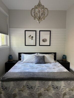 2 chambres, bureau, lit de bébé portatif, accès au Wi-Fi (inclus)