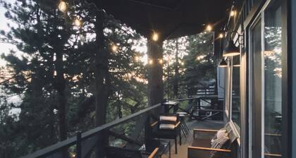 Mordern mountain cabin close to lakes and ski resorts with stunning views.