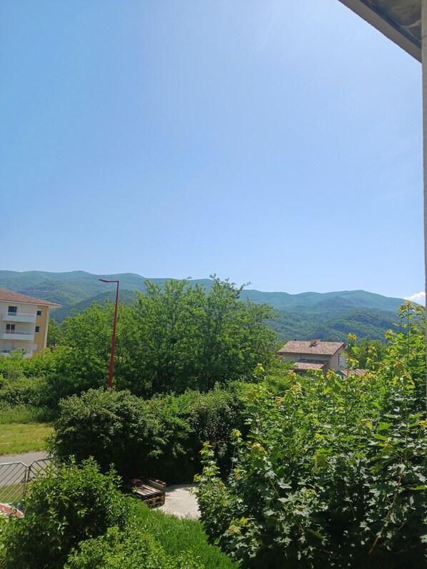 Blick von der Unterkunft