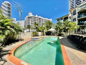 Beheizter Pool