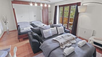 1 chambre, fer et planche Ă repasser, Wi-Fi gratuit, draps fournis