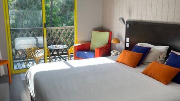 1 chambre, literie de qualité supérieure, surmatelas