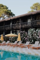Superior Double Room, Balcony, Pool View | Terrace/patio
