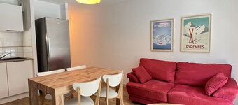 T3 centre ville avec parking, balcon et wifi. 5P.