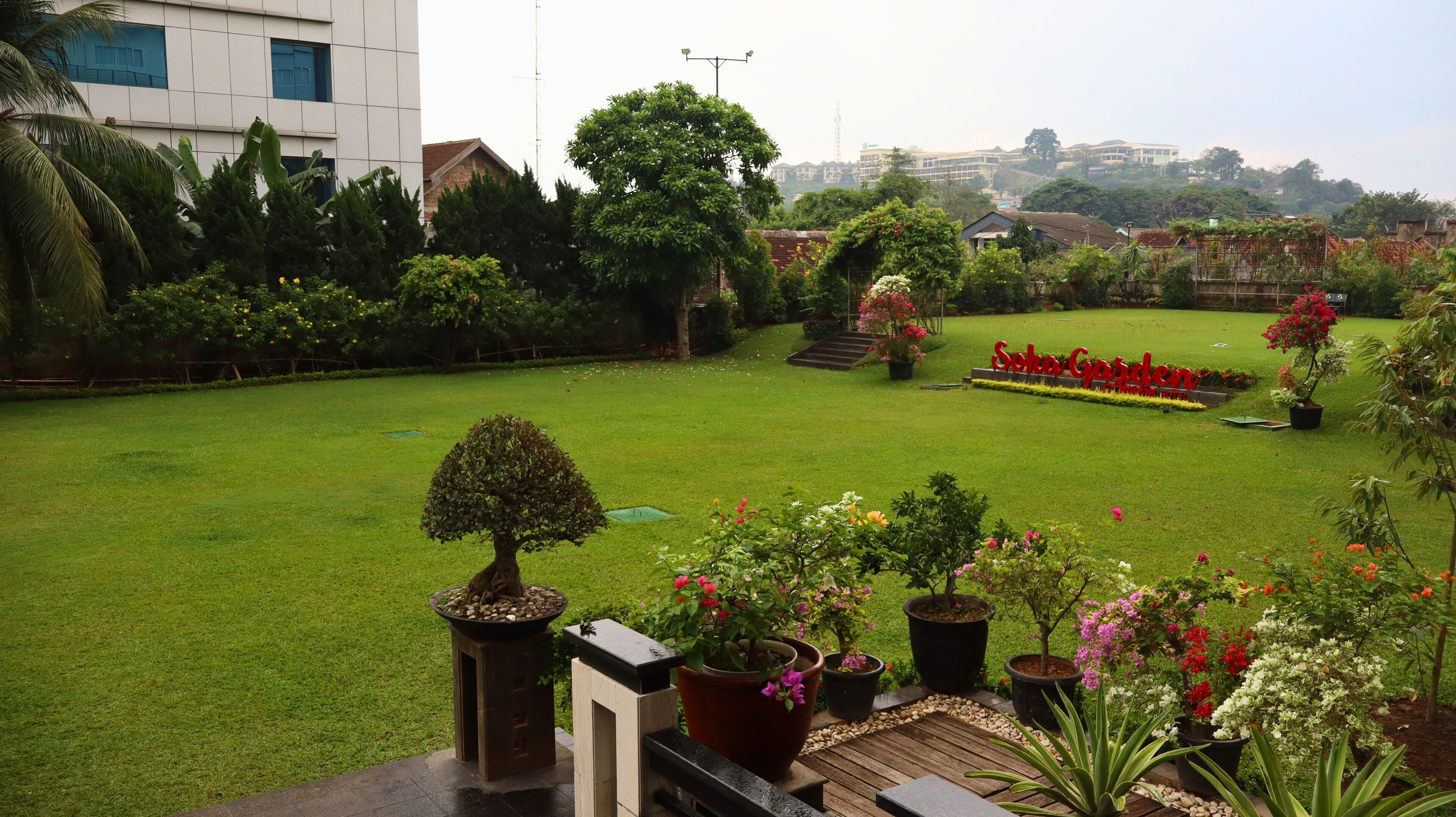 Blick auf den Garten