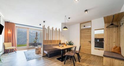 Apartamento 'Paflur Lodges Bergtraum' con vistas a la montaña, terraza privada y Wi-Fi
