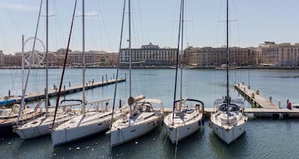 Charming sailing boat in the city center