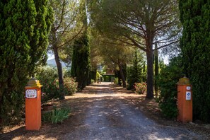 Property grounds - Vacation Home "Birbina - Poggio Alle Birbe" with Private Garden & Wi-Fi (Bagni di Gavorrano)
