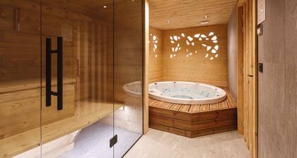 Chalet Bio Corti 4 Personnes Avec Bain à Remous et Sauna