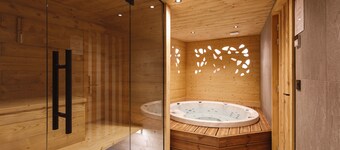 Chalet Bio Corti 4 Personnes Avec Bain à Remous et Sauna