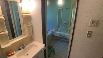 Hair dryer, towels