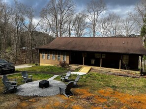 Exterior - KunTree Retreat by Beyond Expectations: Pet-Friendly Cabin w/ Hot Tub, Sauna & Fire Pit (Sevierville)