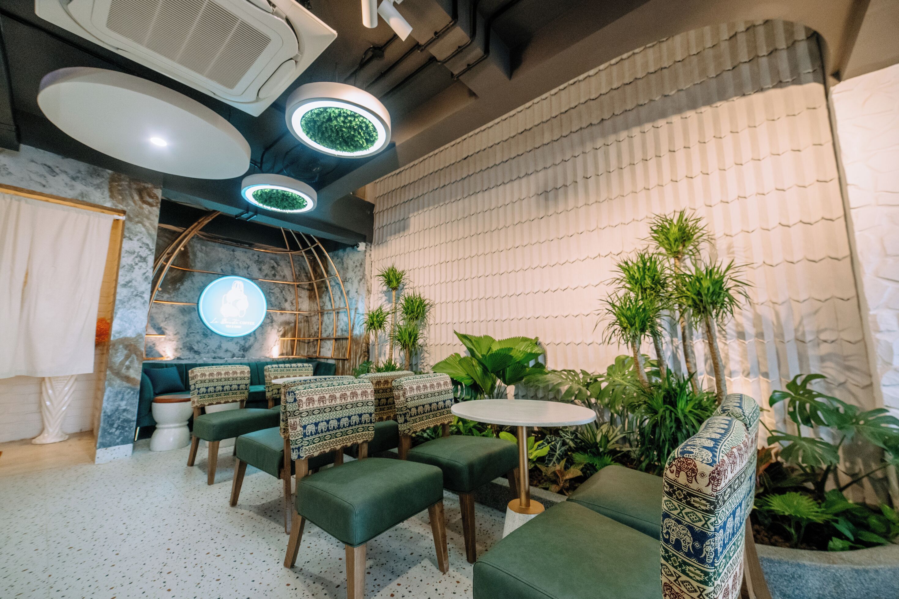 Sala de estar en el lobby