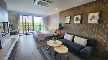 Free minibar, in-room safe, individually decorated