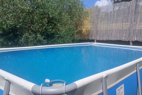 Blau, Schwimmbad, Verbundwerkstoff, Schatten, Kunststoff, Hinterhof