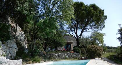 mas en Pleine Guarrigue à 25 min D'uzès