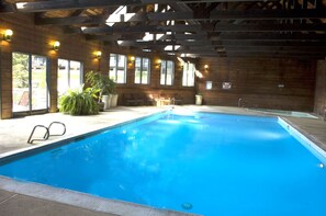 Una piscina climatizada