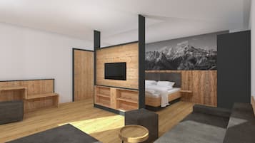 Comfort-Vierbettzimmer | Schreibtisch, kostenloses WLAN, Bettwäsche