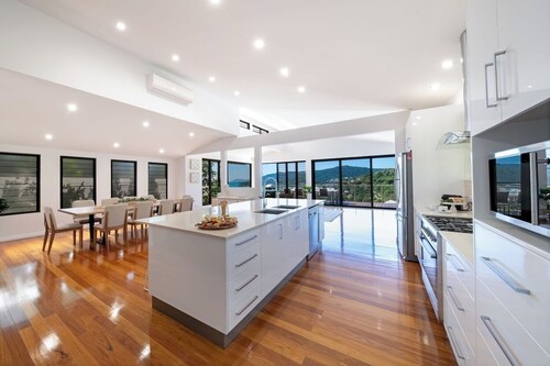 Luxury home with stunning views, gentle ocean breezes and a relaxing spa.